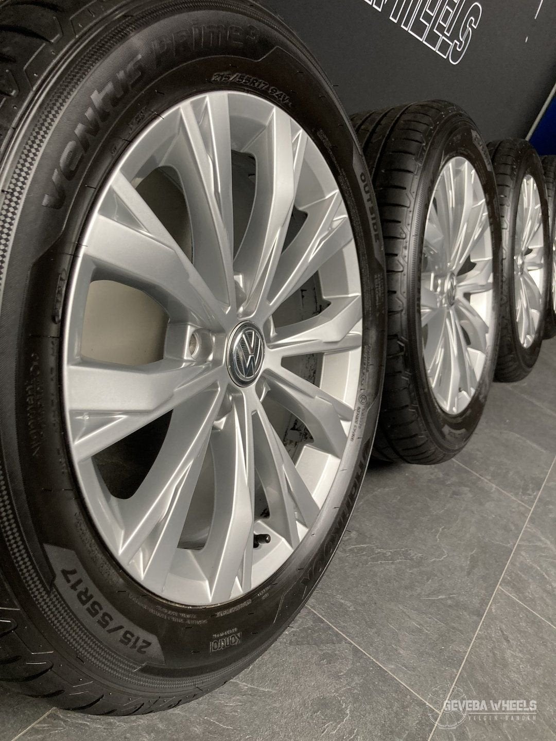 17” originele Volkswagen Passat B7 B8 velgen + banden 5x112, -, -, Banden en Velgen, 17 inch