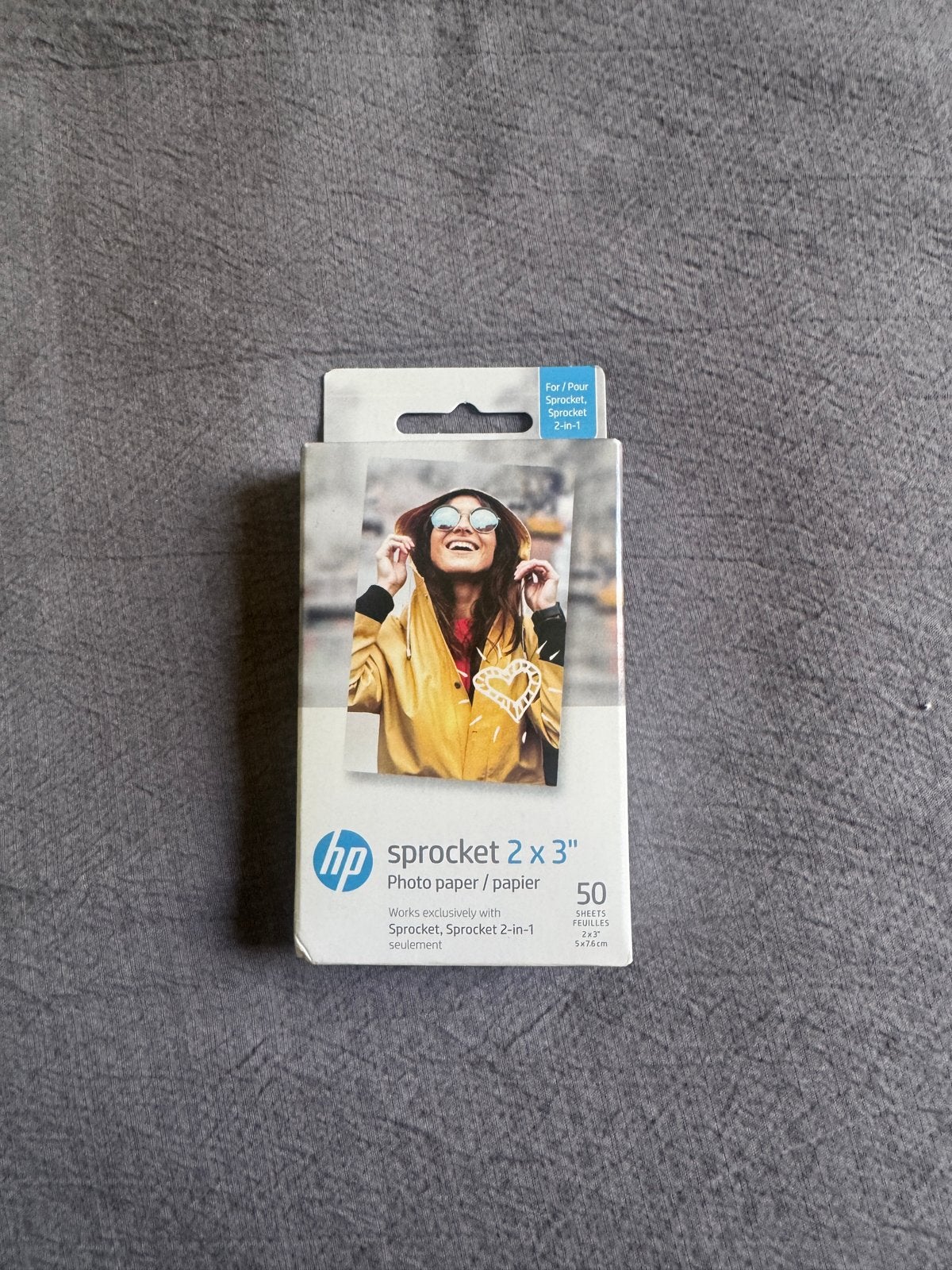 HP Sprocket 2x3" Zink Fotopapier - 50 vellen, Inktloos printen, Nieuw, Ophalen of Verzenden, Zink papier