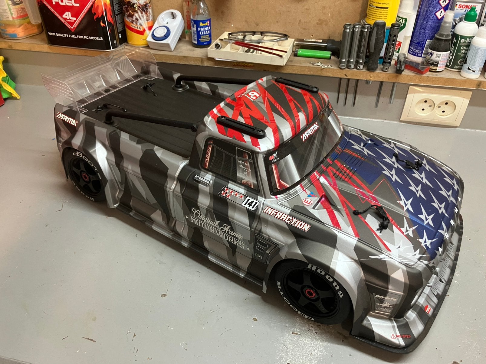 Arrma Infraction 6S, Elektro, Ophalen of Verzenden, Zo goed als nieuw, Auto onroad