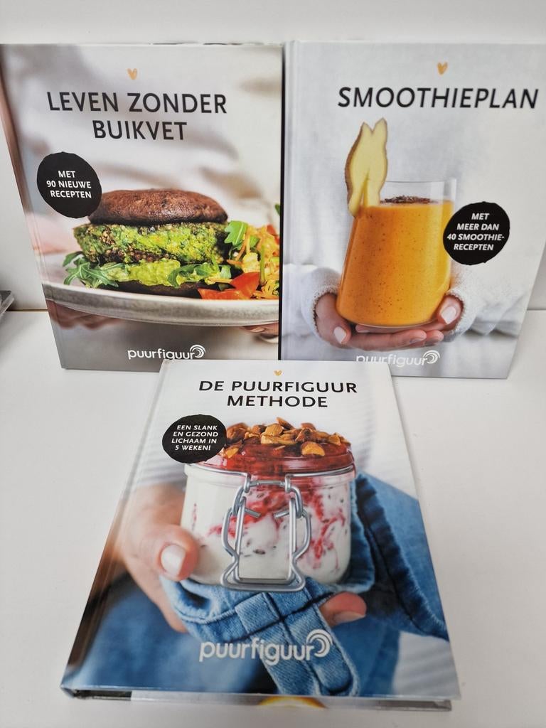 3x puurfiguur  puur figuur. Methode, buikvet, smoothie, Ophalen of Verzenden, Zo goed als nieuw