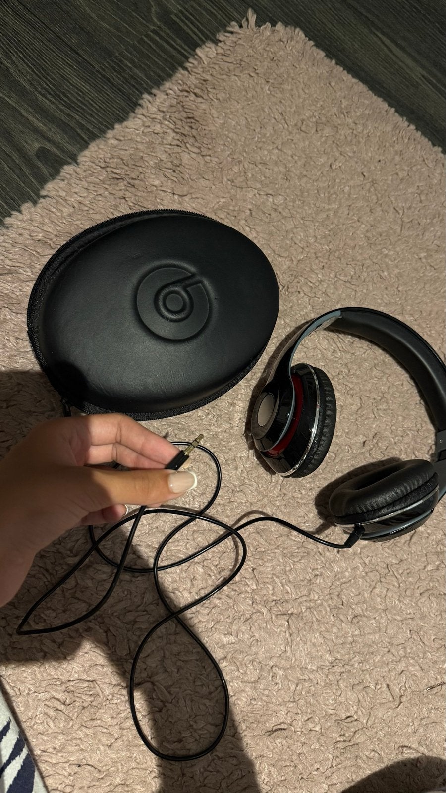 Beats by Dr. Dre Over-ear Koptelefoon met Draagtas, Gebruikt, Beats, Ophalen of Verzenden, Zwart