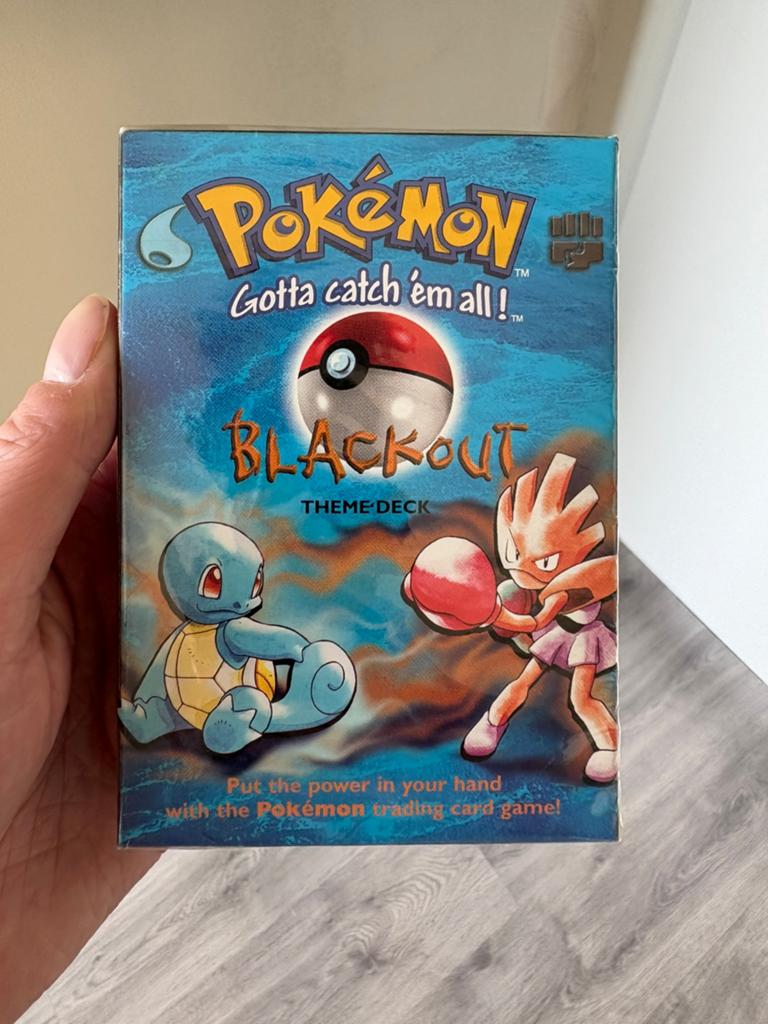 Pokemon WOTC theme deck Blackout - Engels, Ophalen of Verzenden, Zo goed als nieuw, Speeldeck