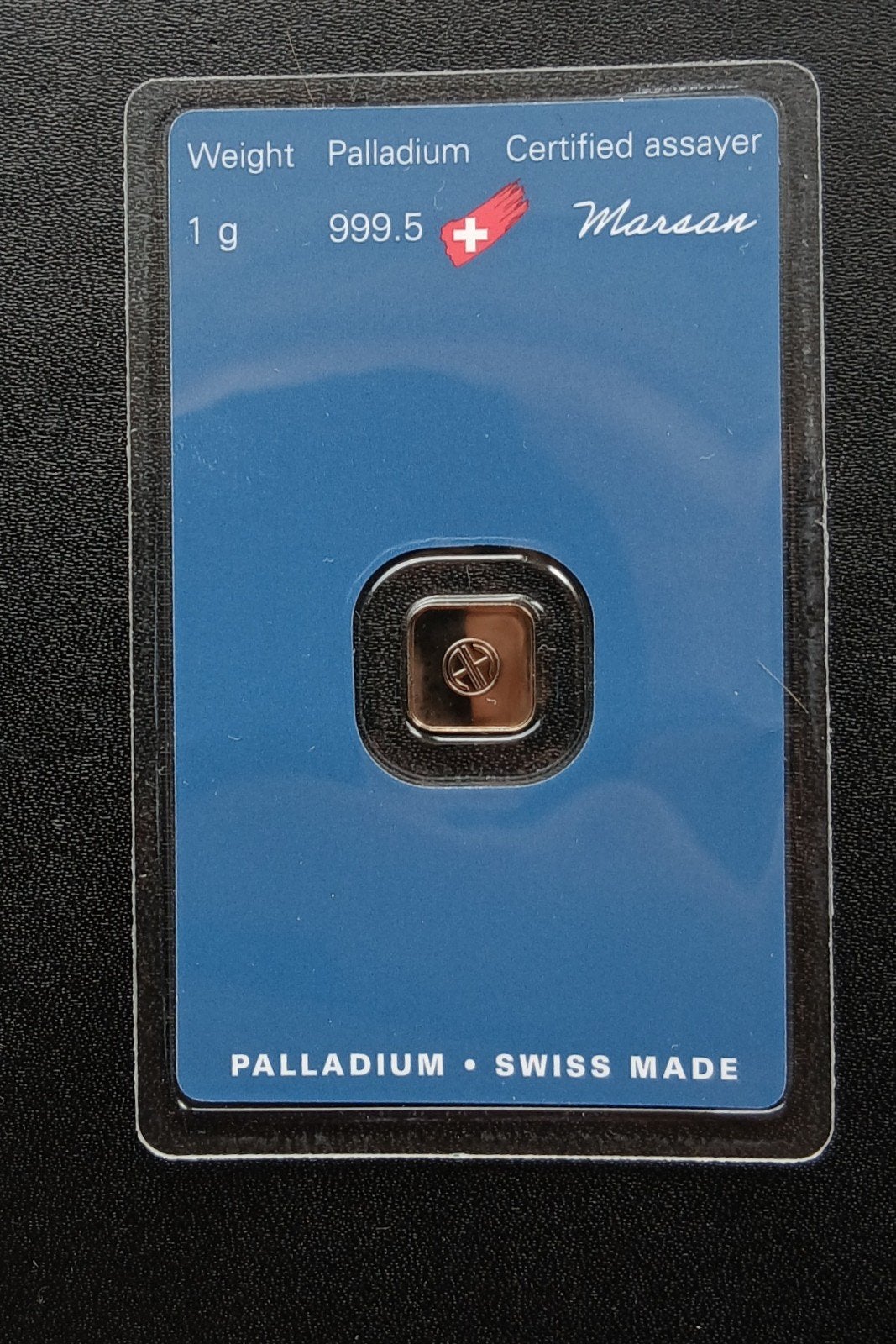Argor-Heraeus 1 gram palladium, Verzenden, Goud