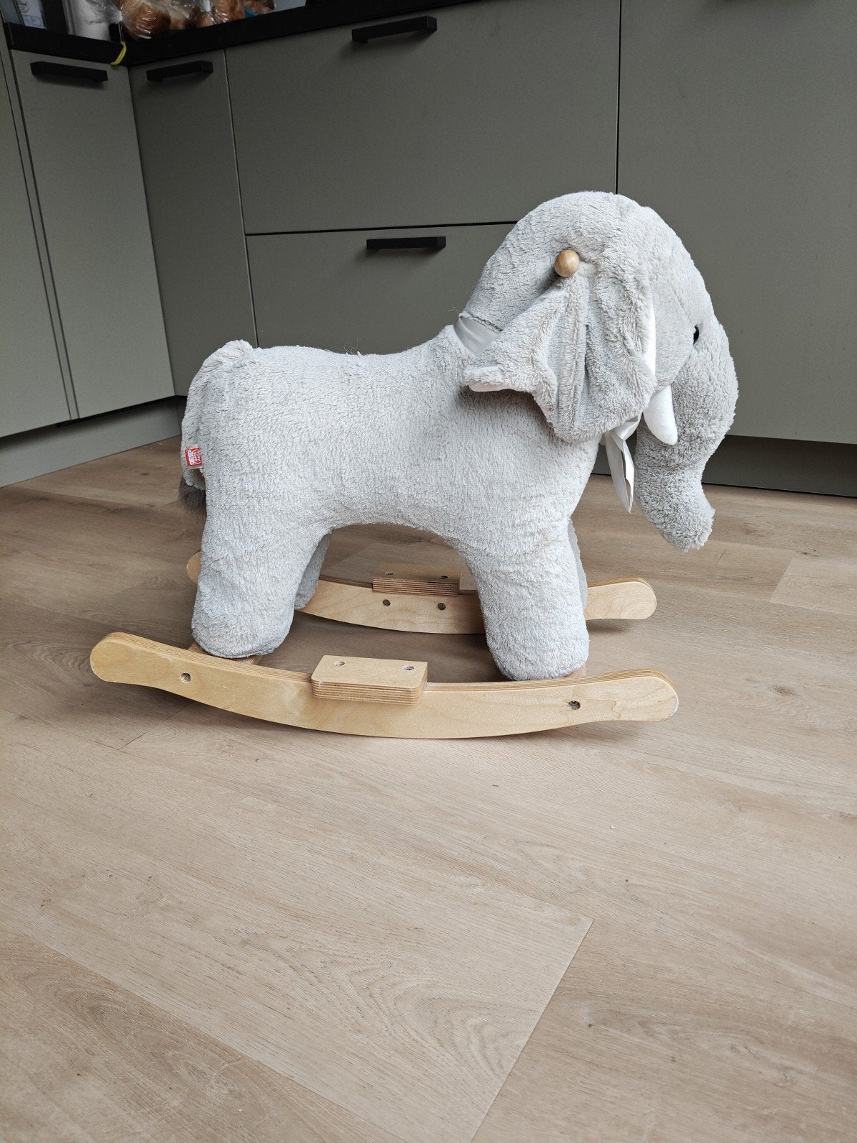 Schommel olifant ( hobbeldier), Ophalen, Zo goed als nieuw