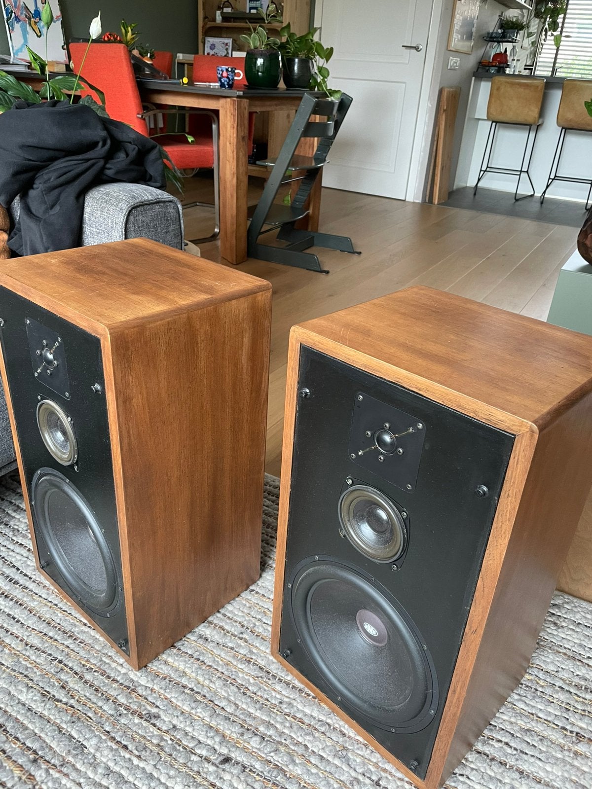 BNS 382 luidsprekers, Ophalen, Gebruikt, 60 tot 120 watt, Stereo speakers
