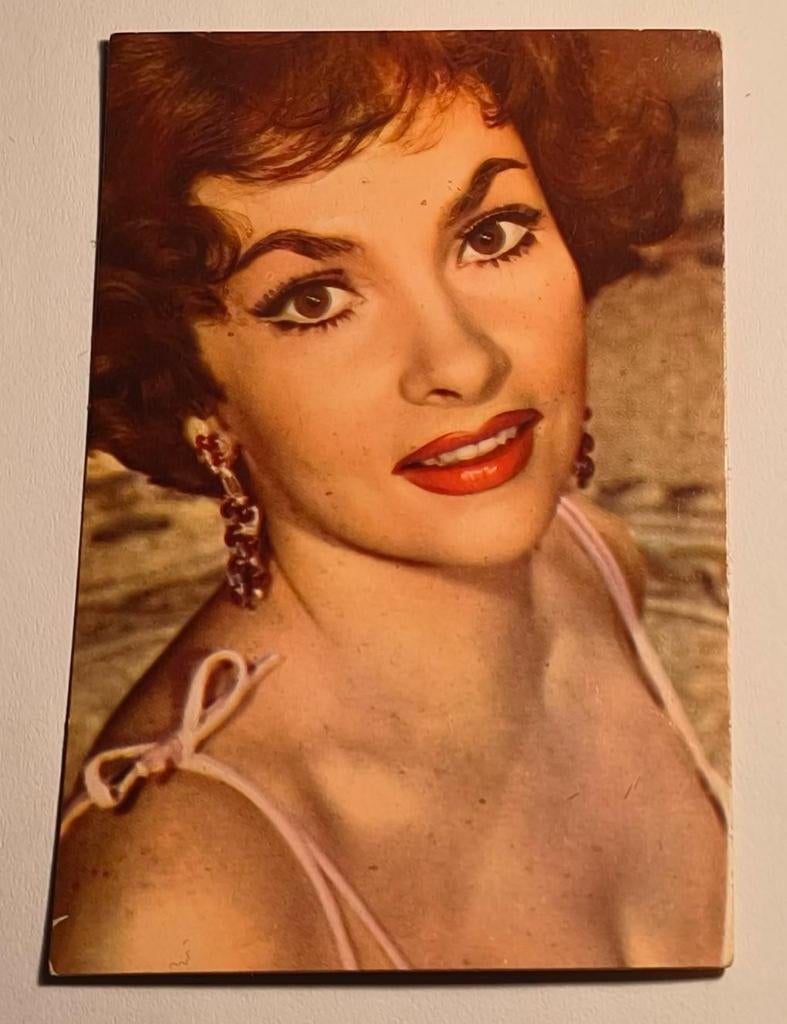 Plaatje Gina Lollobrigida Nr.74, Ophalen of Verzenden, Zo goed als nieuw, Foto of Kaart