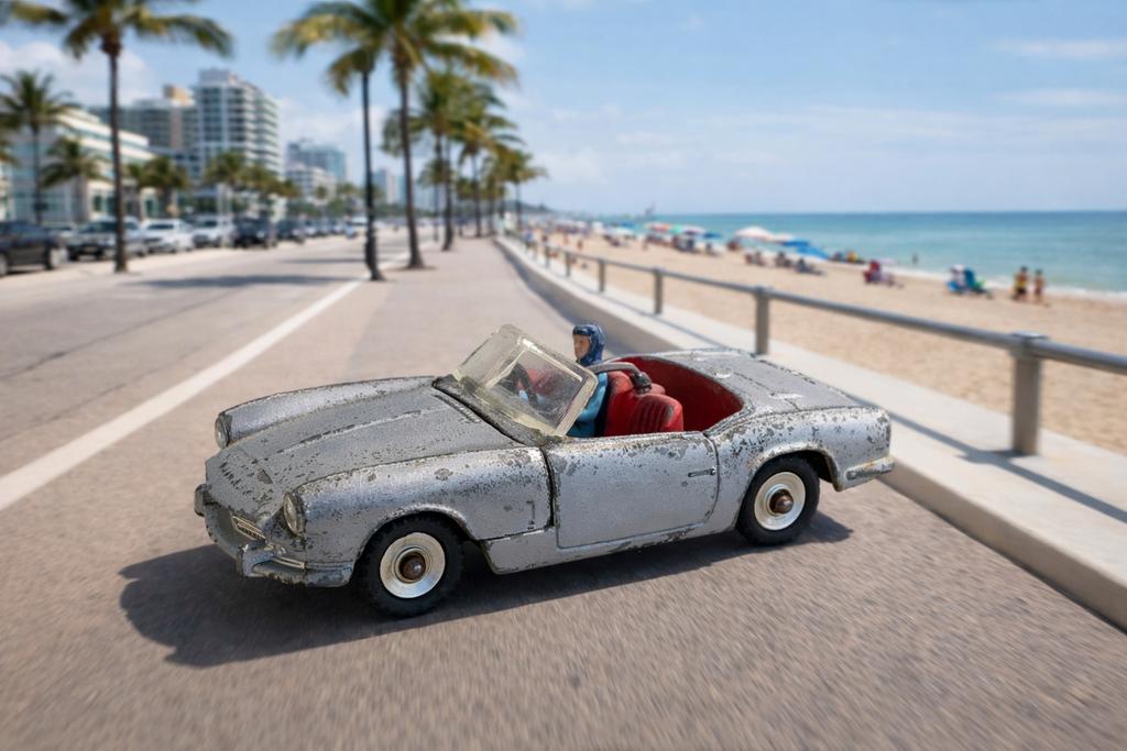 Triumph Spitfire, Ophalen of Verzenden, Auto, Dinky Toys