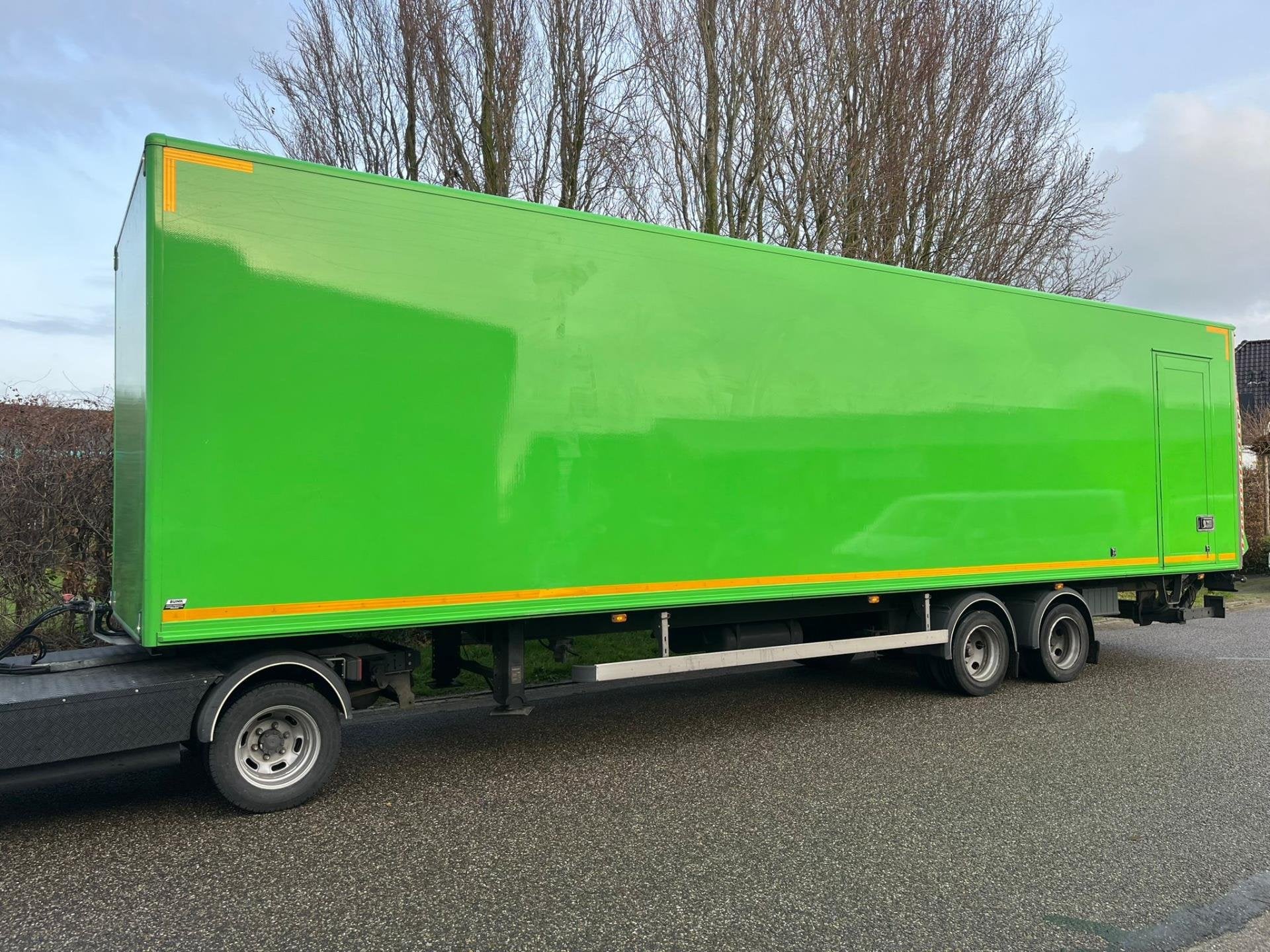 Bunk 10 Ton BE Oplegger | Laadklep 1500kg | 2 zijdeuren, Auto's, Overige brandstoffen, Origineel Nederlands, Bedrijf, Aanhangers en Opleggers