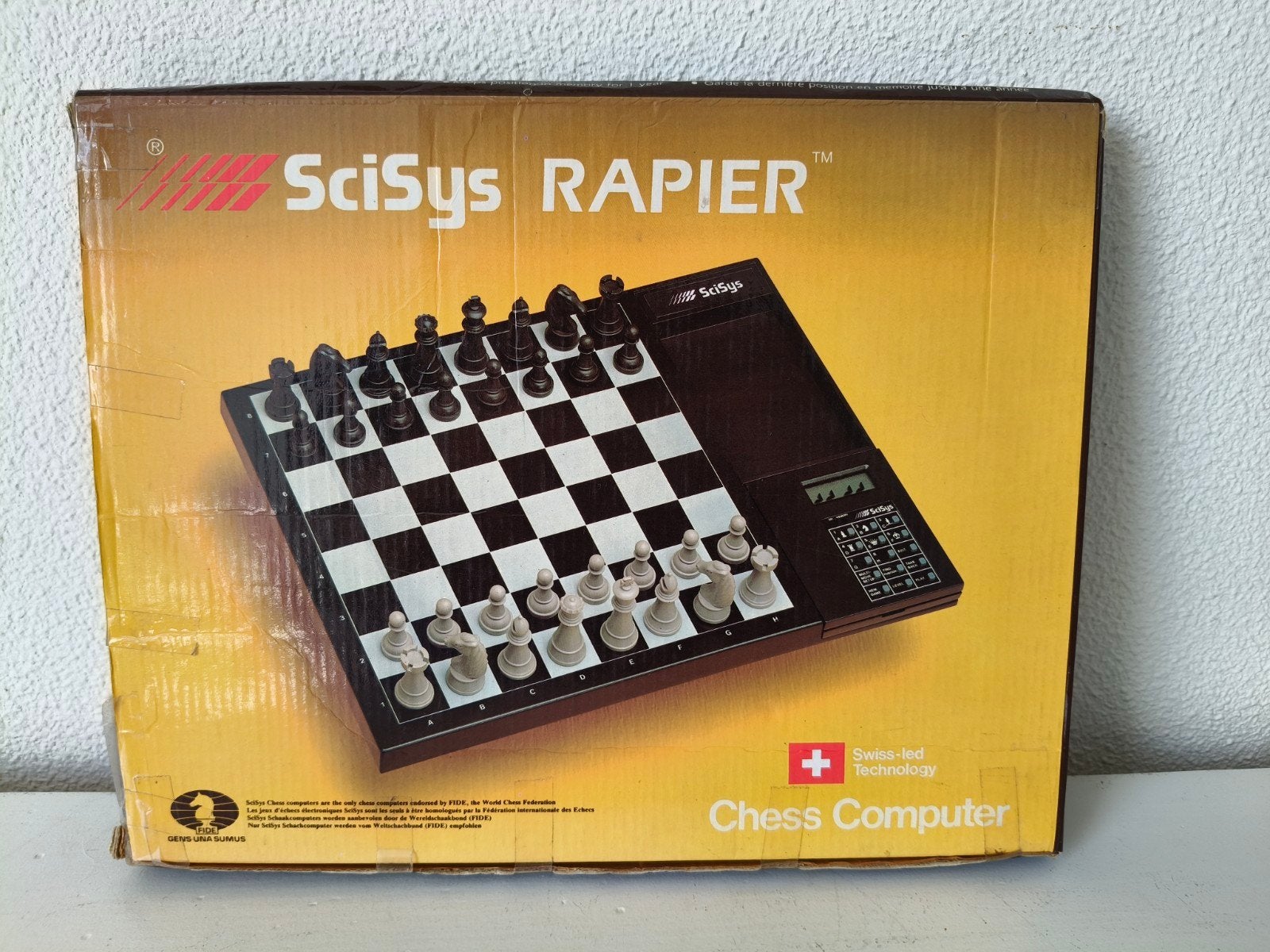 SciSys Rapier Schaakcomputer - Swiss-led Technology, Een of twee spelers, Ophalen of Verzenden, Zo goed als nieuw, SciSys