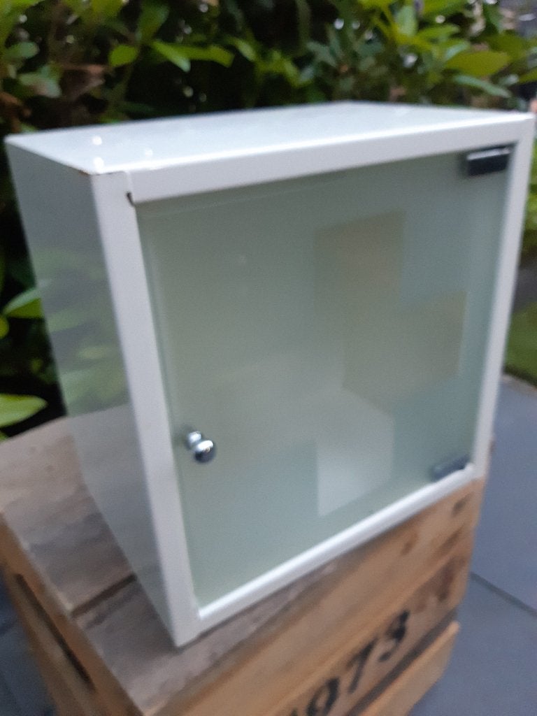 Medicijnkastje EHBO Locker Metaal, Huis en Inrichting, Ophalen of Verzenden, Gebruikt, Vintage