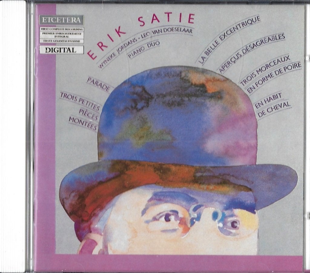 Erik Satie - Leo van Doeselaar en Wyneke Jordans, Kamermuziek, Ophalen of Verzenden, Zo goed als nieuw, Classicisme