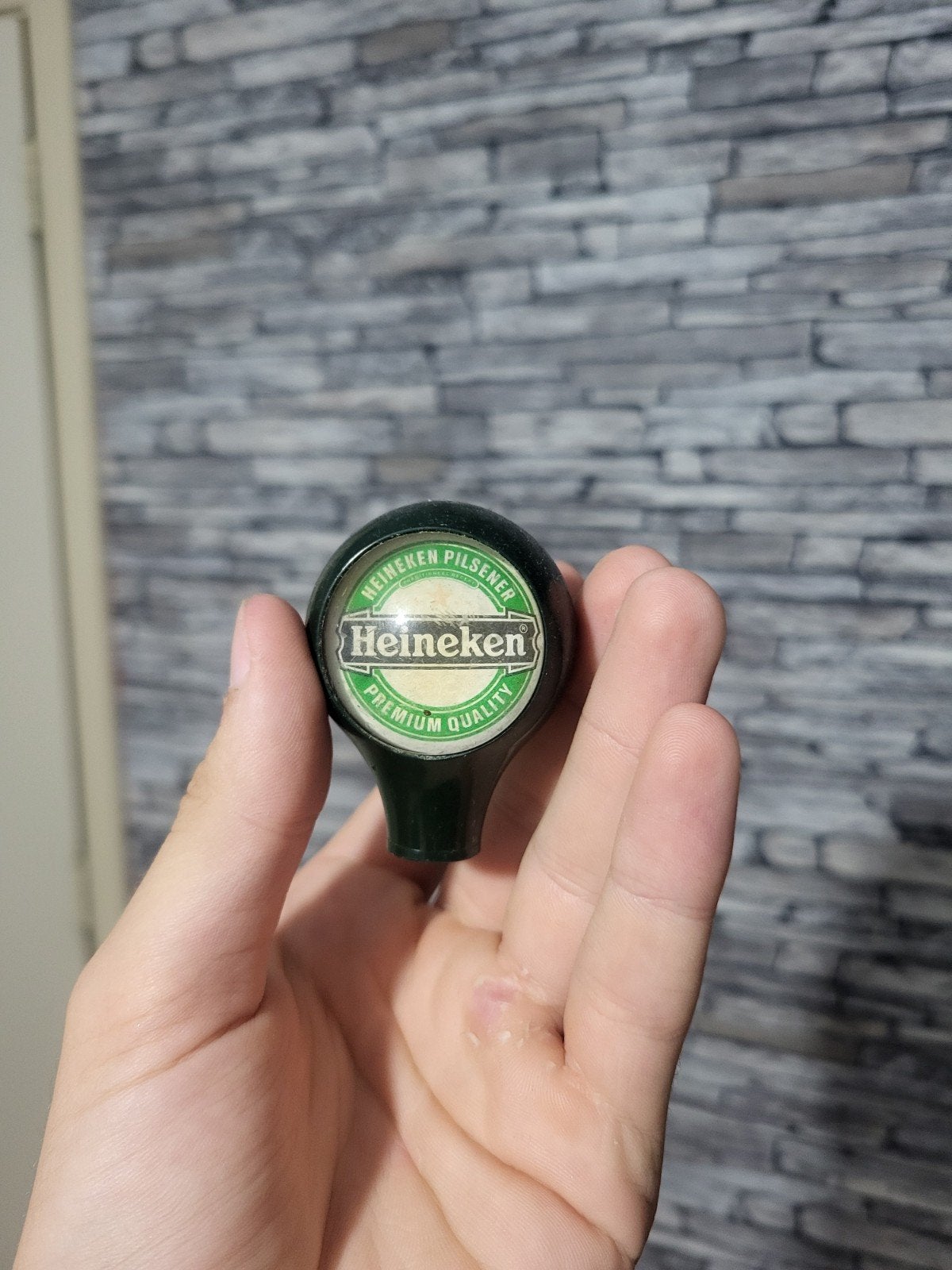 Heineken Pilsener Tapknop - Premium Kwaliteit, Ophalen of Verzenden, Gebruikt, Overige typen, Heineken
