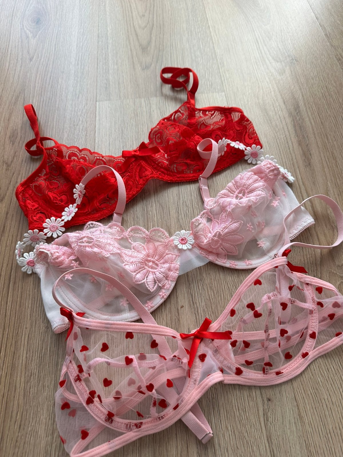 BH set, Verzenden, Roze, BH