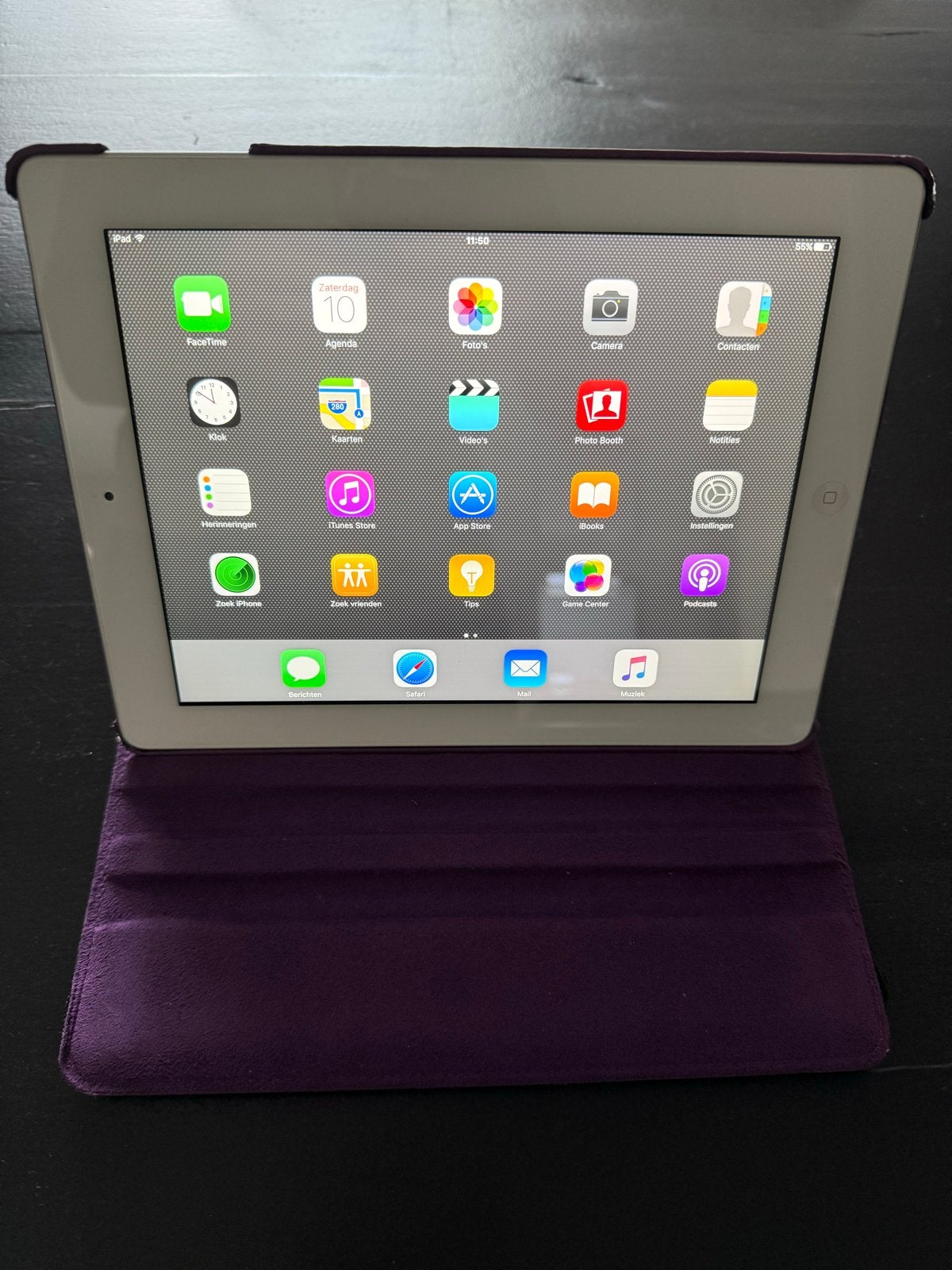 Apple iPad 3e generatie Wi-Fi 16GB Wit met hoes en lader, Computers en Software, 10 inch, Apple iPad, Wit, Ophalen of Verzenden