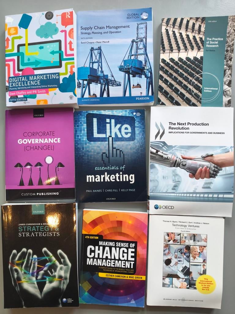 International Business Administration boeken, Boeken, Ophalen of Verzenden