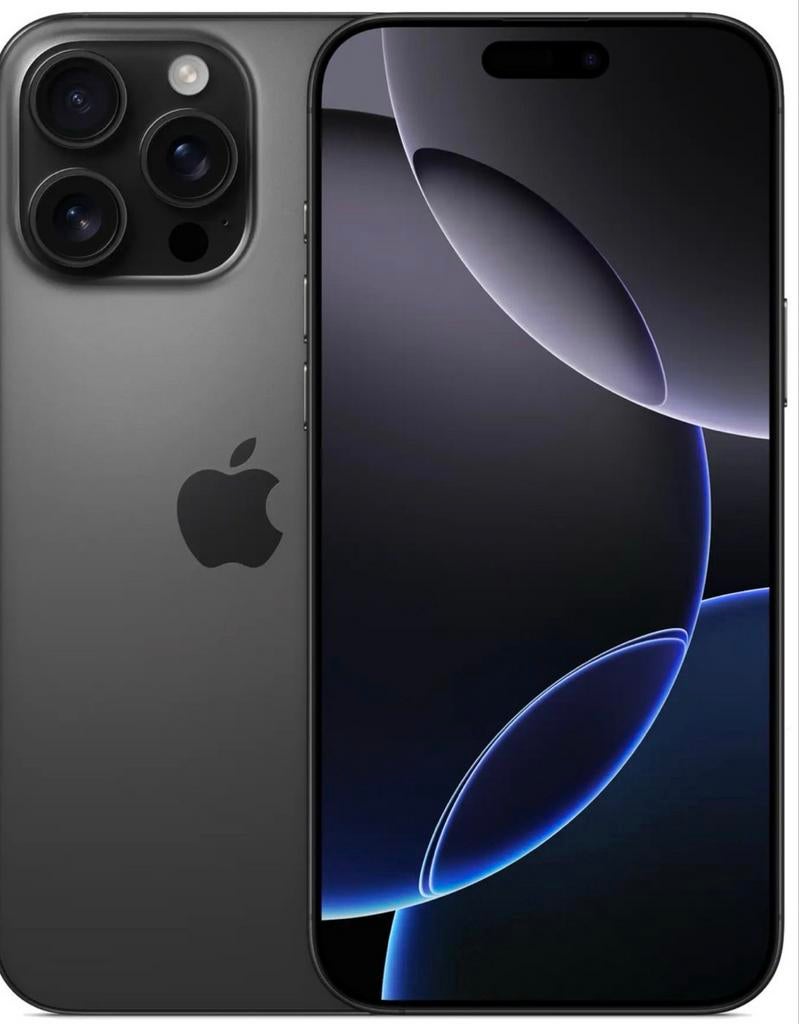 iPhone 16 Pro Max - 90% batterij, krasvrij, 256 GB, Zwart, IPhone 16 Pro Max, Ophalen of Verzenden