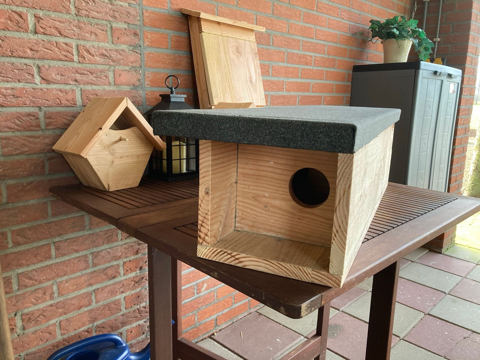 Nestkast voor de steenuil, Dieren en Toebehoren, Vogels | Hokken en Kooien, Ophalen of Verzenden, Nieuw, Hout, Vogelkooi