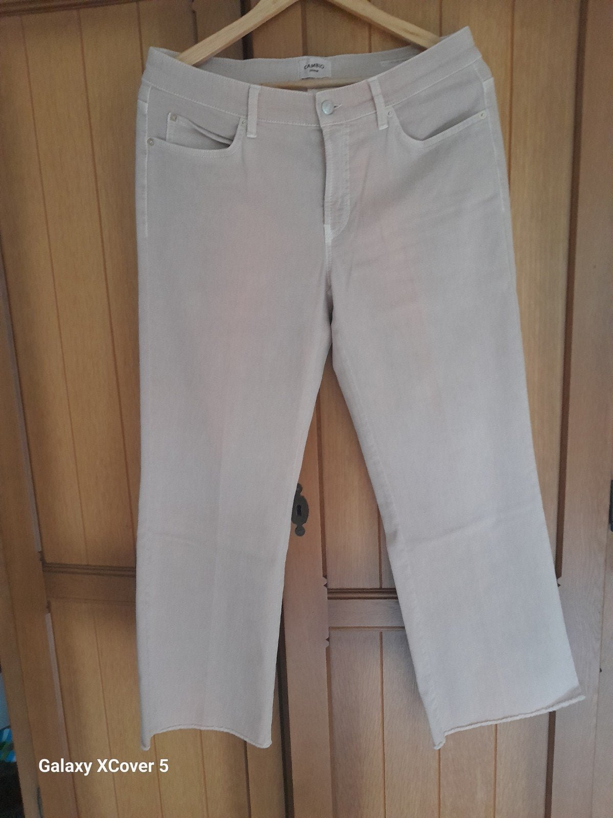 Beige jeans broek van Cambio maat 42 Francesca, Cambio, Verzenden, Beige, Maat 42/44 (L)