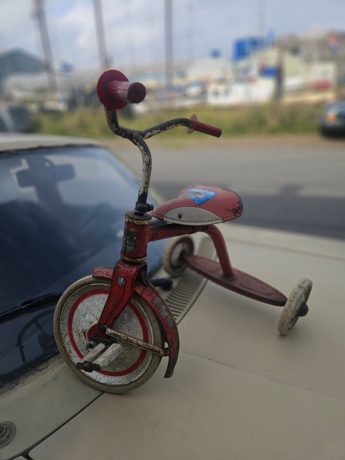 Vintage Winther Denemarken Kinderdriewieler - Met Werk, Fietsen en Brommers, Ophalen of Verzenden, Gebruikt, Minder dan 16 inch