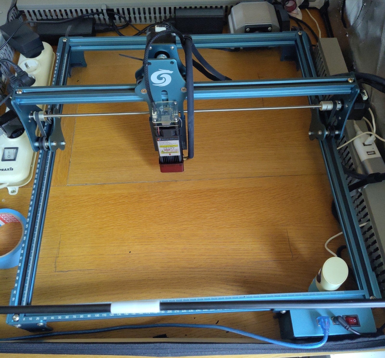 SCULPFUN S9 Laser Graveermachine met Luchtpomp, Ophalen, Gebruikt