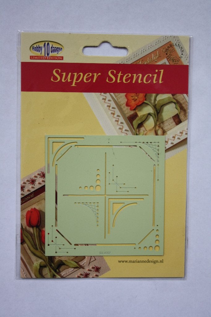 Marianne Super snij/borduur stencil nr.4007, Ophalen of Verzenden, Nieuw, Overige thema's, Pons of Mal