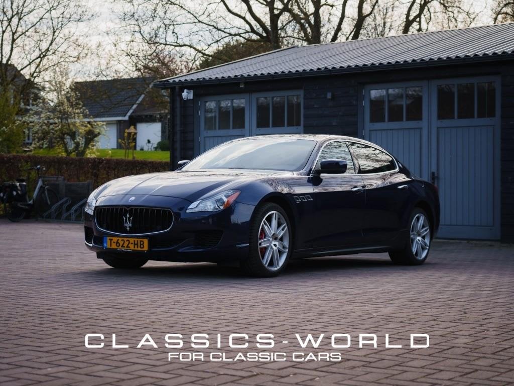 Maserati QUATTROPORTE S Q4, Auto's, Automaat, Euro 5, Gebruikt, Blauw