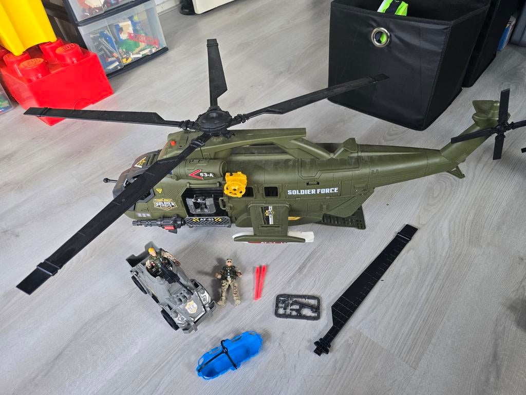 Soldier Force Air Command Combat Copter helikopter, Ophalen, Zo goed als nieuw