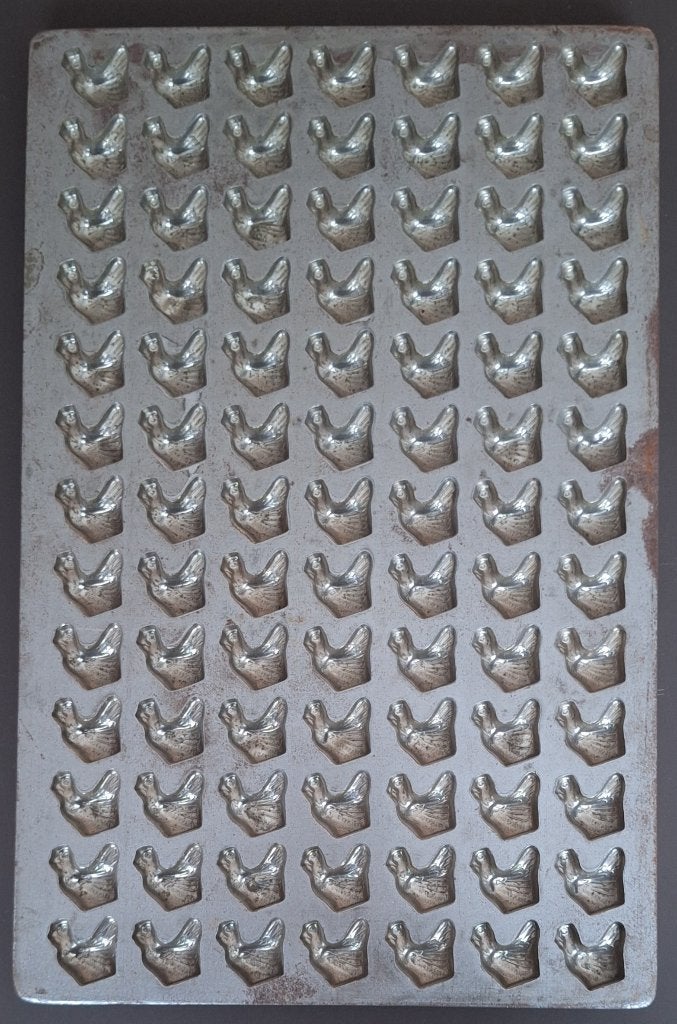 Chocolademal / chocoladevorm - Kippen - 11, Antiek en Kunst, Ophalen of Verzenden