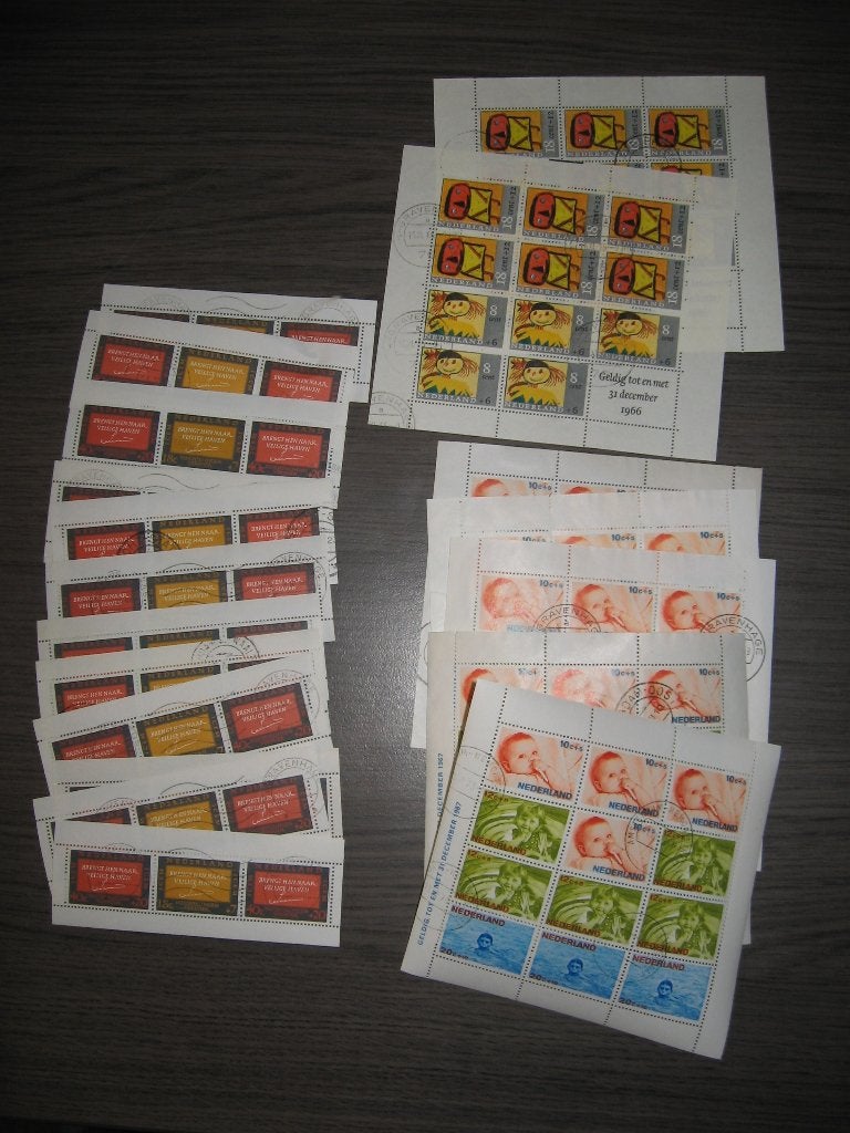 Nederland 1965 t/m 2002, 426 blokken, Gestempeld., Verzenden, Nederland