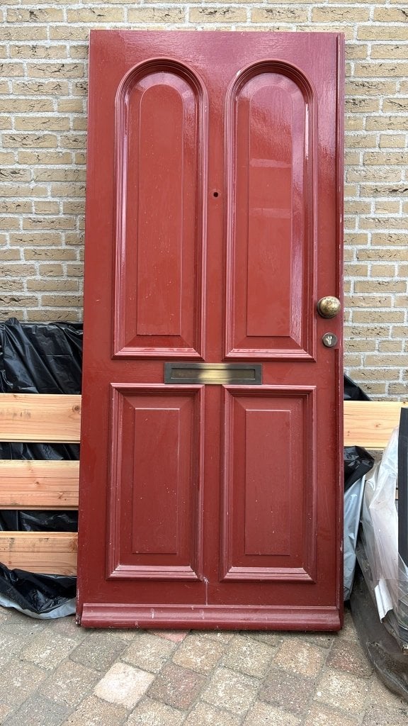 Voordeur met beslag, Ophalen, Zo goed als nieuw, Overige materialen, Slot