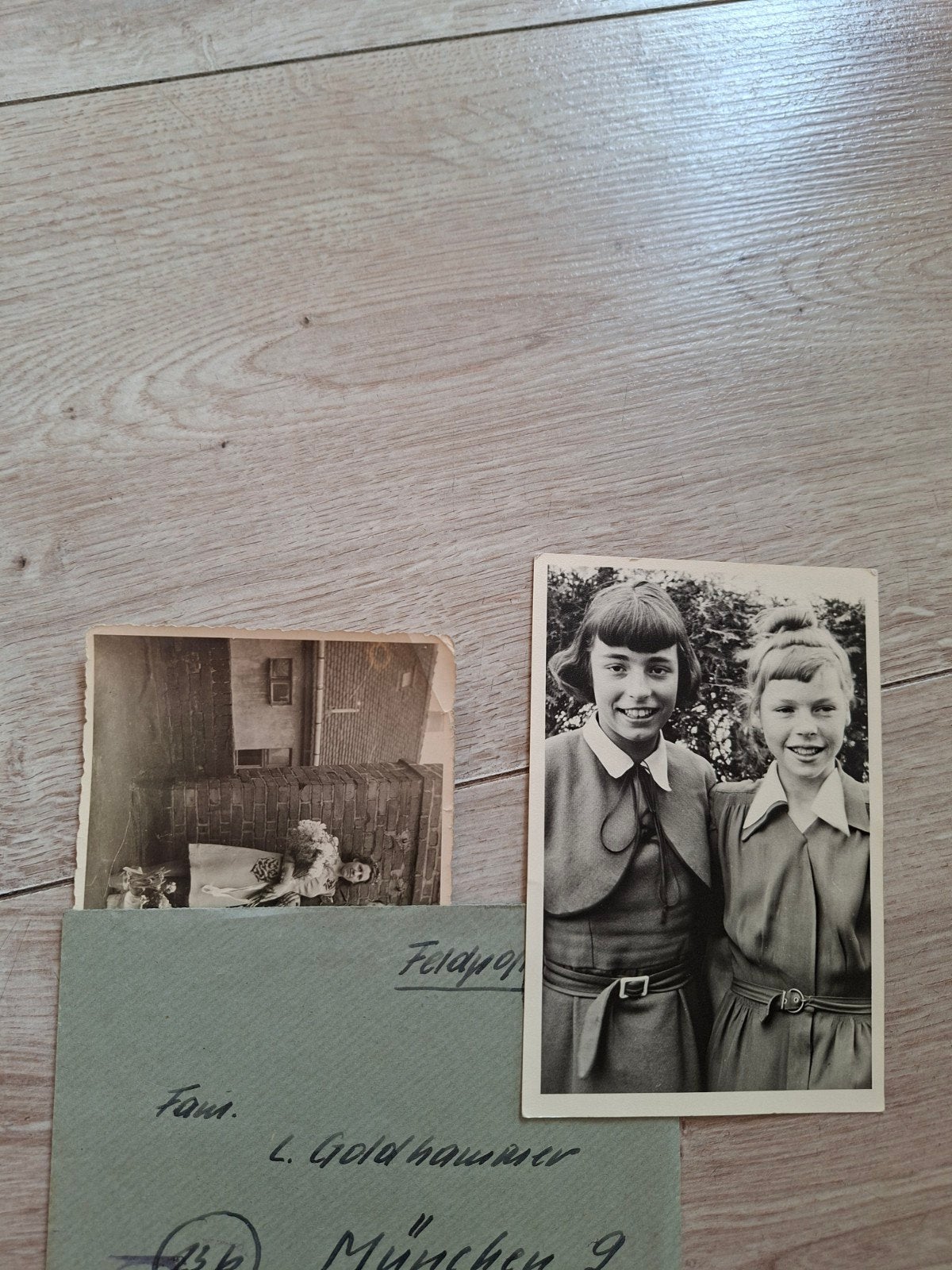 ww2 wo2 Duitse feldpost met foto's, Ophalen of Verzenden, Duitsland, Foto of Poster