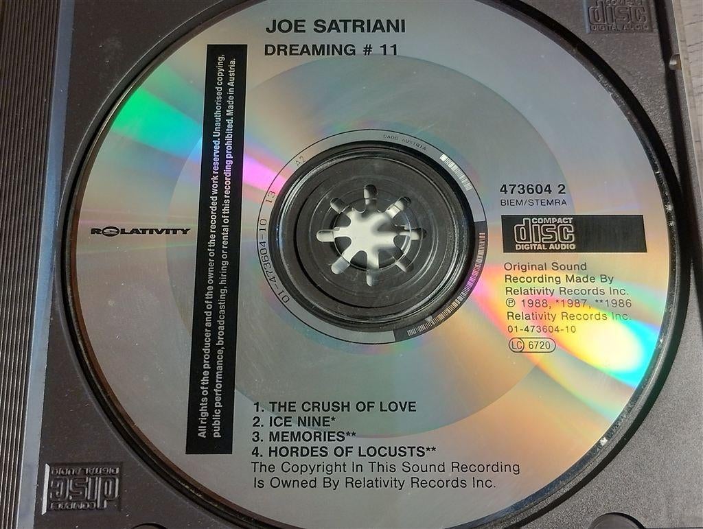Joe Satriani ‎– Dreaming #11, Ophalen of Verzenden, Zo goed als nieuw