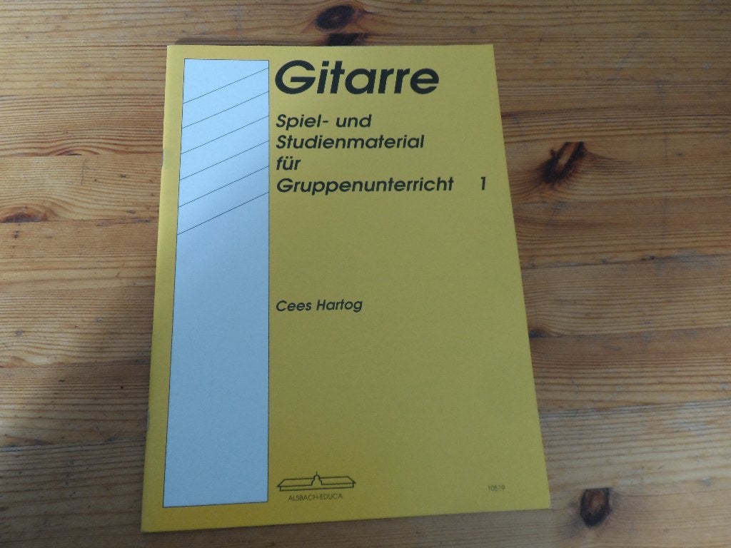 Cees hartog - gitarre - spiel und studienmaterial 1 en 2, Gitaar, Nieuw, Ophalen of Verzenden, Artiest of Componist