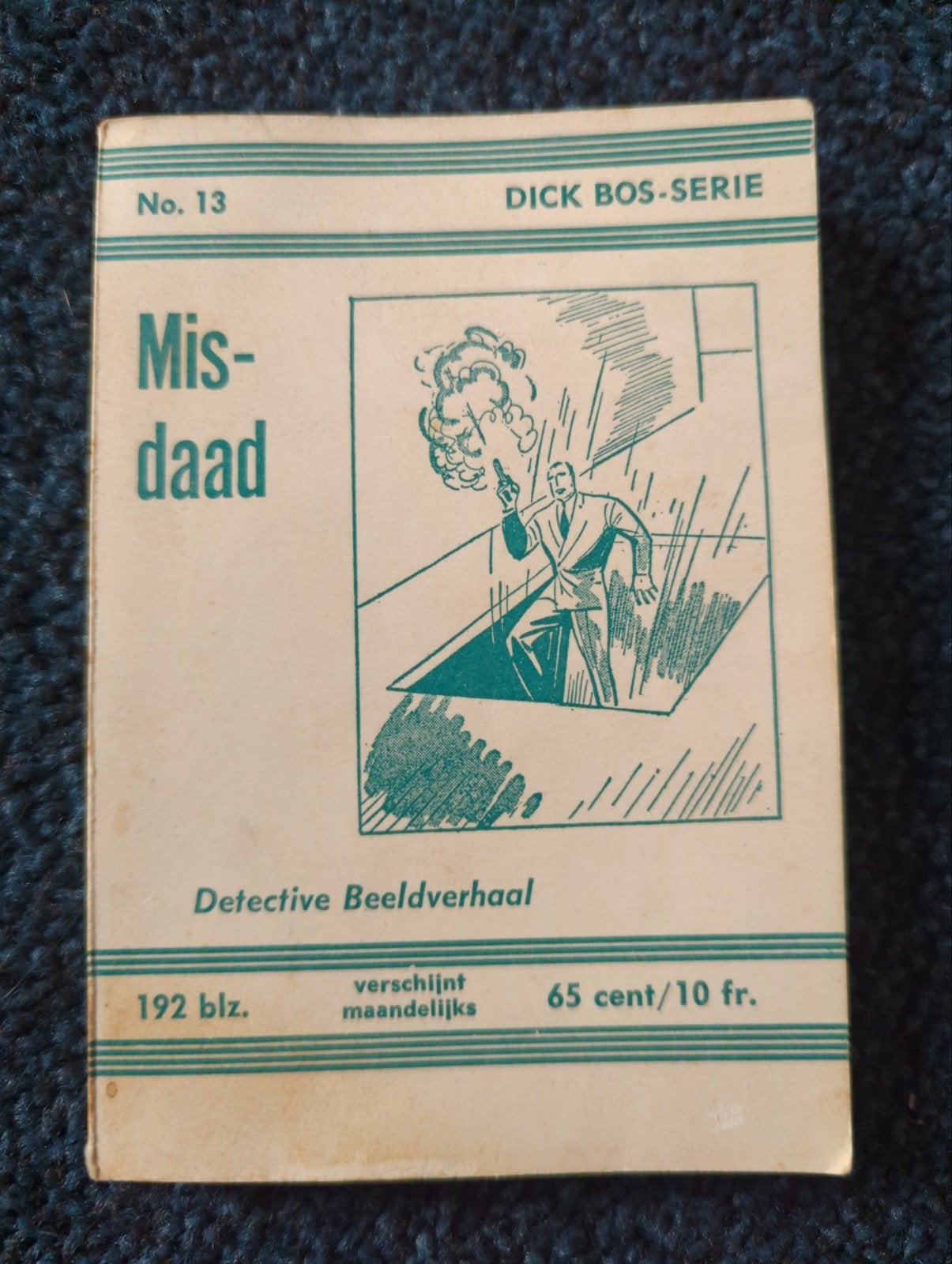 Dick Bos-serie nummer 13 Misdaad, Boeken, Eén stripboek, Ophalen of Verzenden, Zo goed als nieuw, Dick Bos