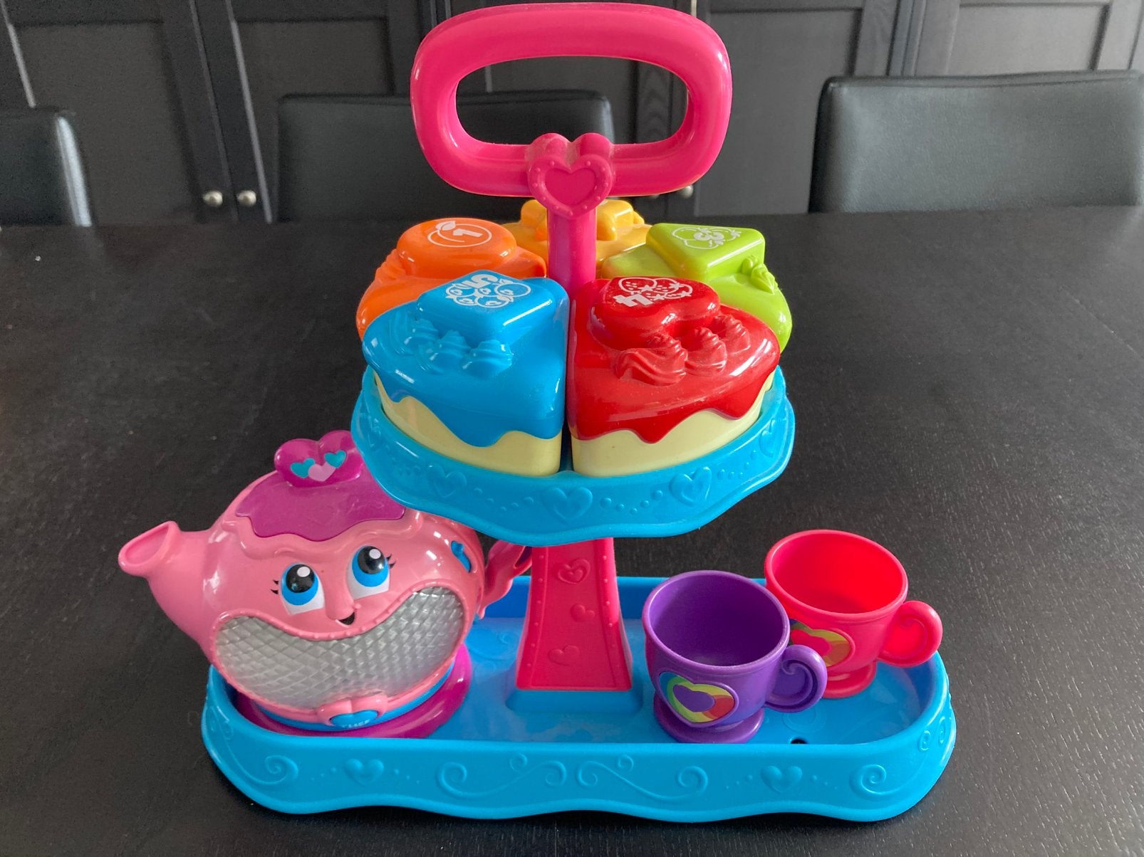 Tante Jet thee set, theepot, inschenk geluid, liedjes, licht, Kinderen en Baby's, Speelgoed | Vtech, Ophalen of Verzenden, Zo goed als nieuw