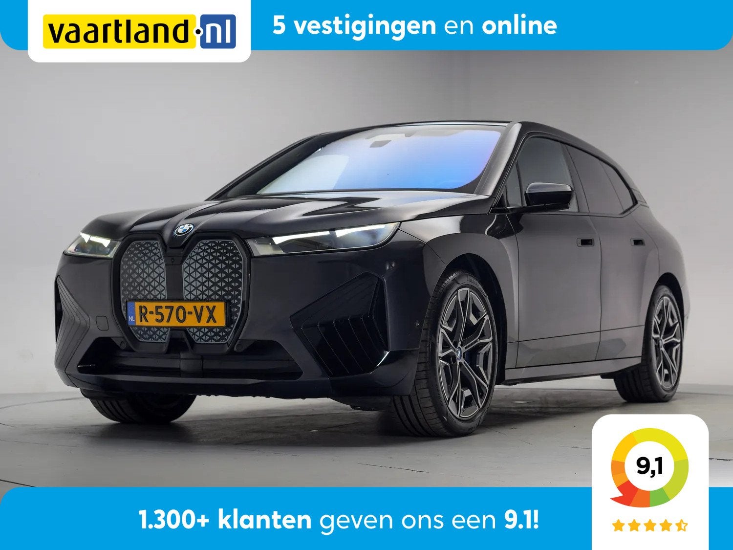 BMW iX xDrive50 M Sport High Executive 112 kWh [ Panorama Ma, Automaat, 0 cilinders, Gebruikt, 523 pk