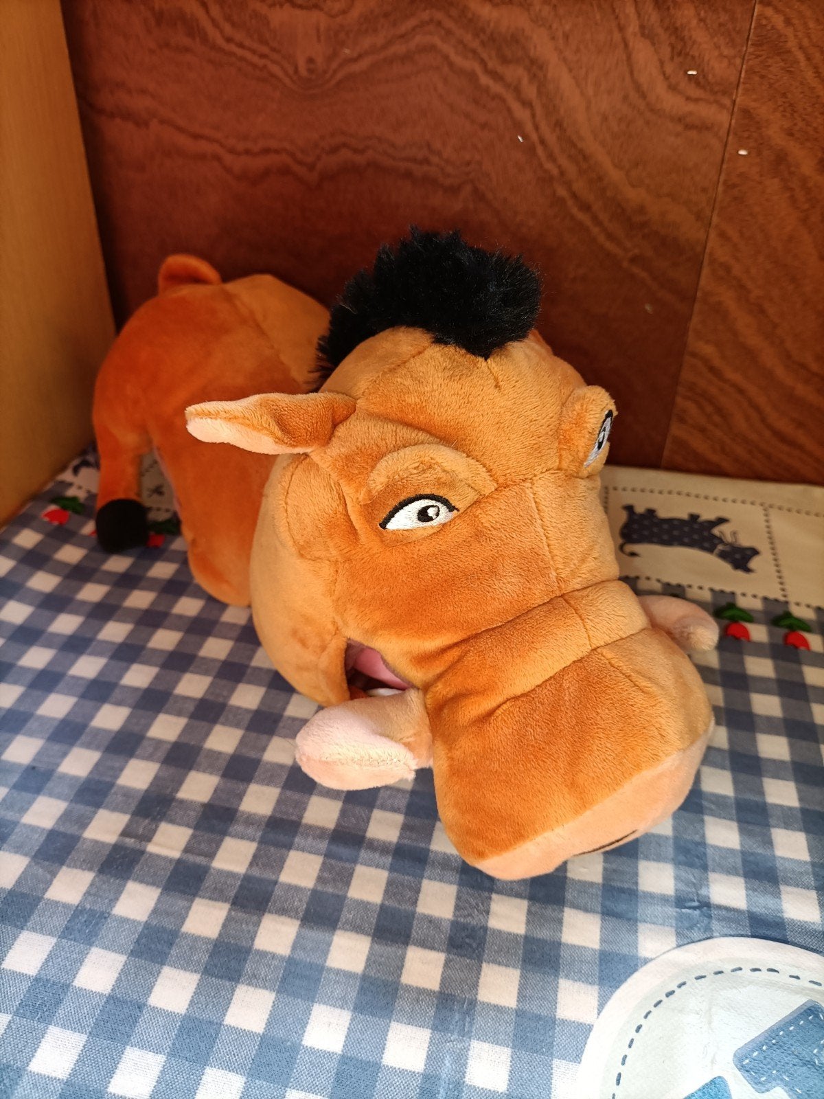 Pumba knuffel Lion King met 2 geluiden 30 cm met kaartje, Ophalen of Verzenden, Zo goed als nieuw, Overige typen