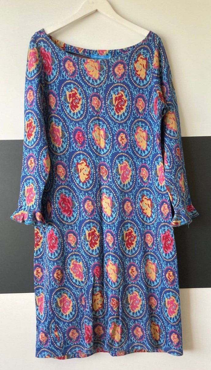 Dames Jurk LIEN & GIEL (XL), Ophalen of Verzenden, Zo goed als nieuw, Maat 46/48 (XL) of groter, Onder de knie
