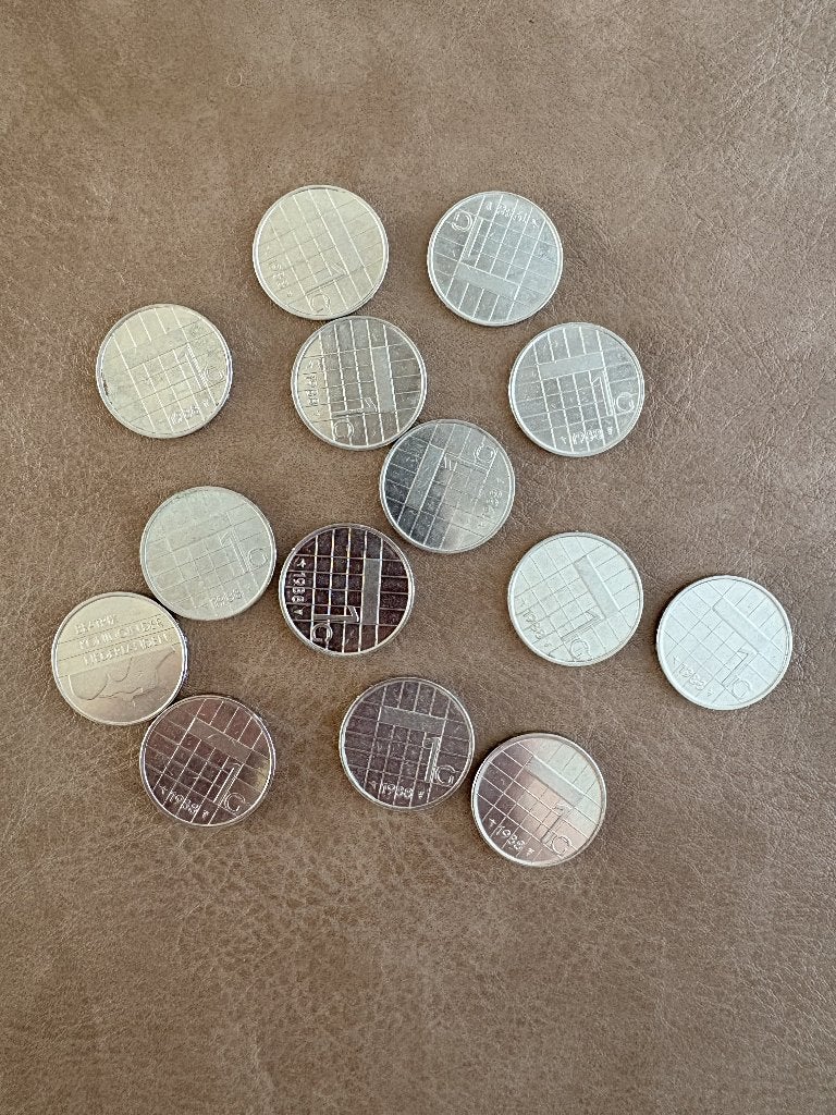 1988 - Nederlandse 1 Gulden - Beatrix - Nikkel, Verzenden, Koningin Beatrix, 1 gulden, Losse munt