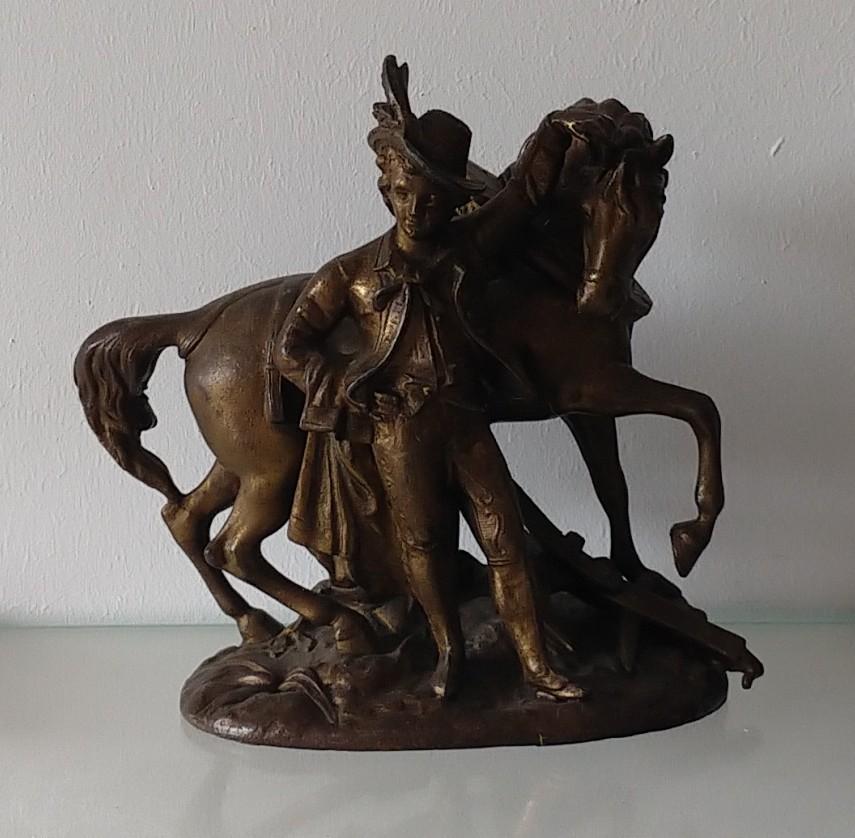 antieke Victoriaanse dierenbrons sculptuur, volgnr 21, Ophalen of Verzenden
