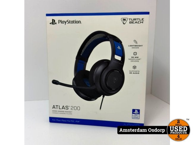 Sony Playstation Turtle Beach Atlas 200 Headset | Nieuw, Audio, Tv en Foto, Koptelefoons, Turtle Beach, Nieuw, https://support.turtlebeach.com/hc/nl/requests/new