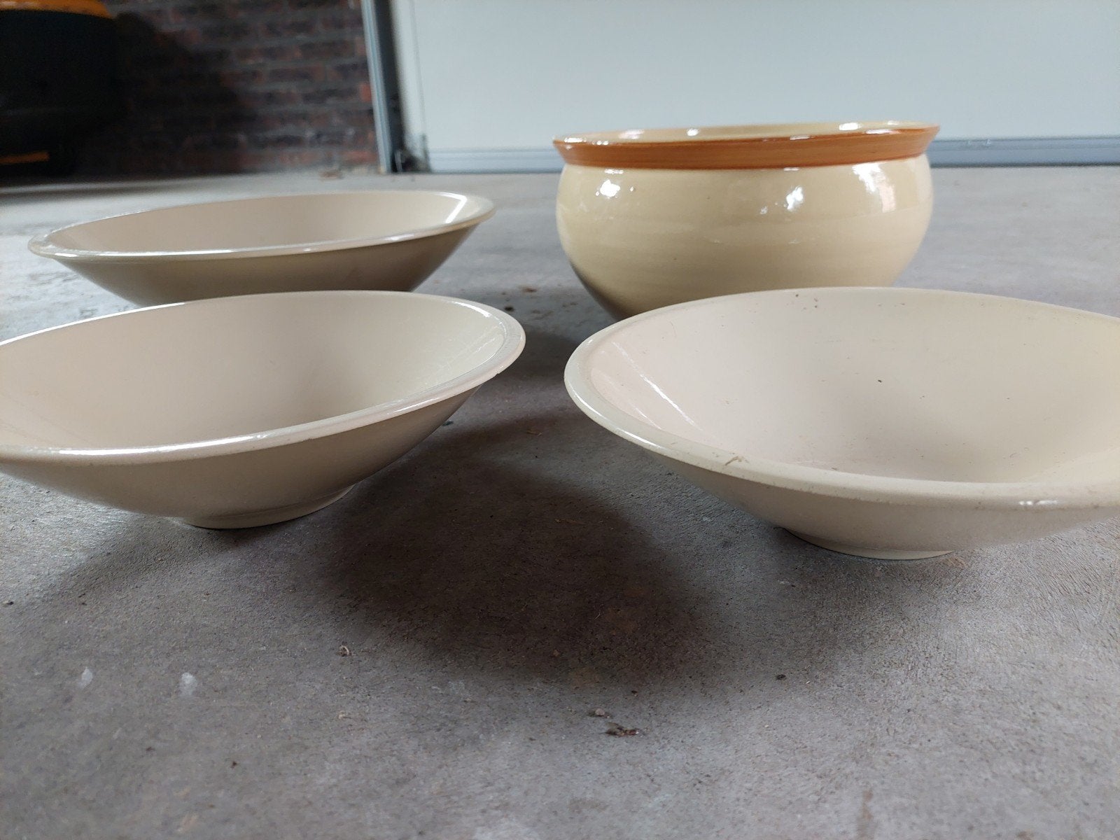 schalen, Ophalen, Rond, Steen of Aardewerk