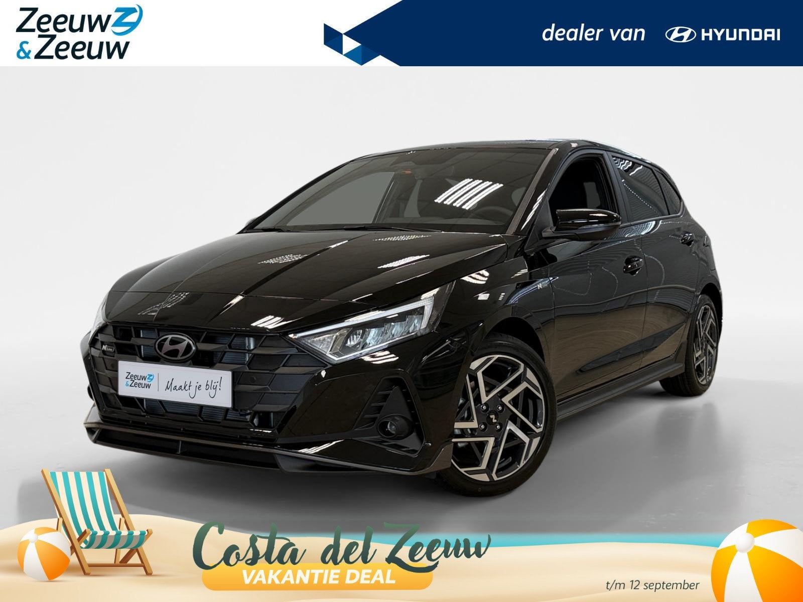 Hyundai i20 1.0 T-GDI | N-LINE | AUTOMAAT | Verschillende kl, Auto's, Hyundai, 12 maanden, Euro 6, Zwart, Bedrijf