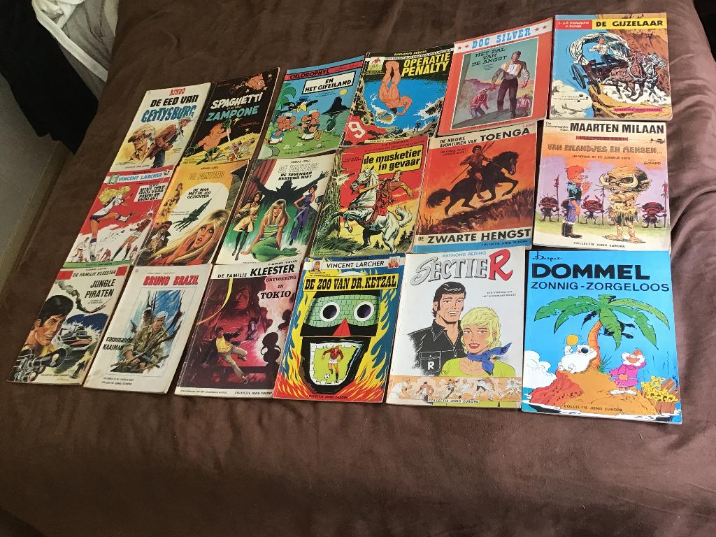 18 delen Jong Europa. (Spaghetti,Dommel,Chlorophyl,Ringo), Meerdere stripboeken, Ophalen of Verzenden, Gelezen