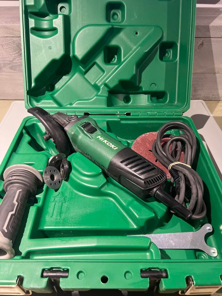 HIKOKI Haakse Slijpmachine G13SR4 met Koffer, N, N, Ophalen of Verzenden, Zo goed als nieuw