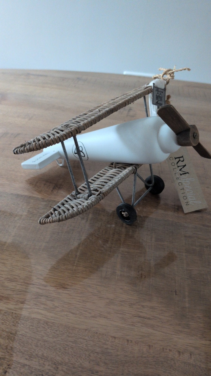 Decoratief Vliegtuigje Rivièra Maison, Hobby en Vrije tijd, Modelbouw | Vliegtuigen en Helikopters, Zo goed als nieuw, Groter dan 1:72