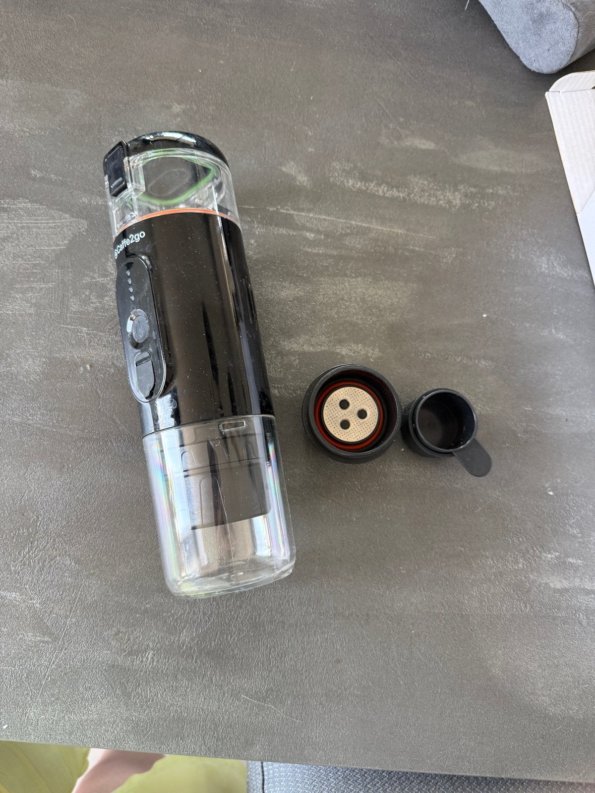 Caffe2go - Presso XL reis koffiemachine, Ophalen, Espresso apparaat, Gemalen koffie, Zo goed als nieuw
