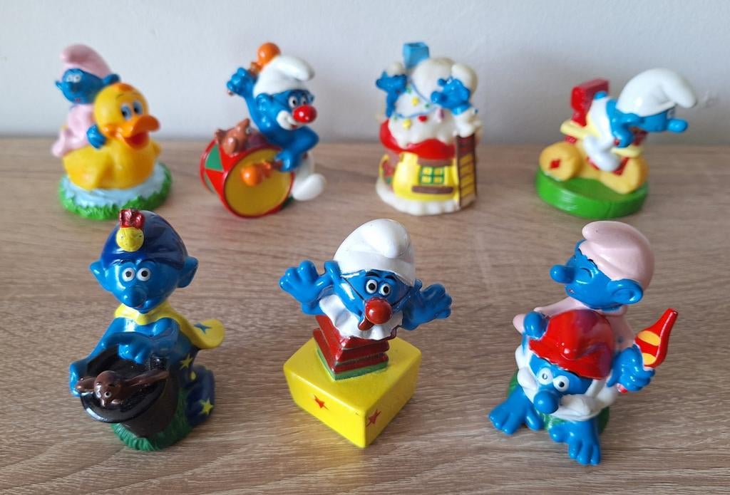 Smurfen candy toppers 7 X, Verzamelen, Smurfen, Ophalen of Verzenden, Zo goed als nieuw, Verschillende Smurfen