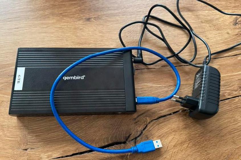 Gembird externe harde schijf 6tb HDD, Ophalen, 6tb, HDD, Zo goed als nieuw