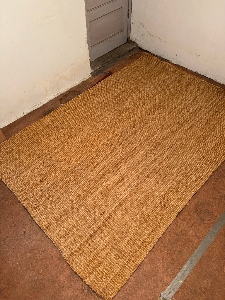 IKEA LOHALS jute vloerkleed 160x230 naturel, Ophalen, Gebruikt, 150 tot 200 cm, 200 cm of meer